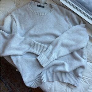 Gray Crewneck Sweater Brandy Melville